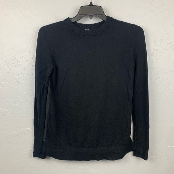 Lululemon Sweater Womens Size Medium Black Long Sleeve Round Neck Pullover - Picture 1 of 6